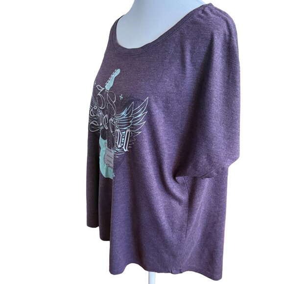 Next Level Apparel Women's XLarge Purple 38 Special Band T-Shirt - Picture 2 of 4